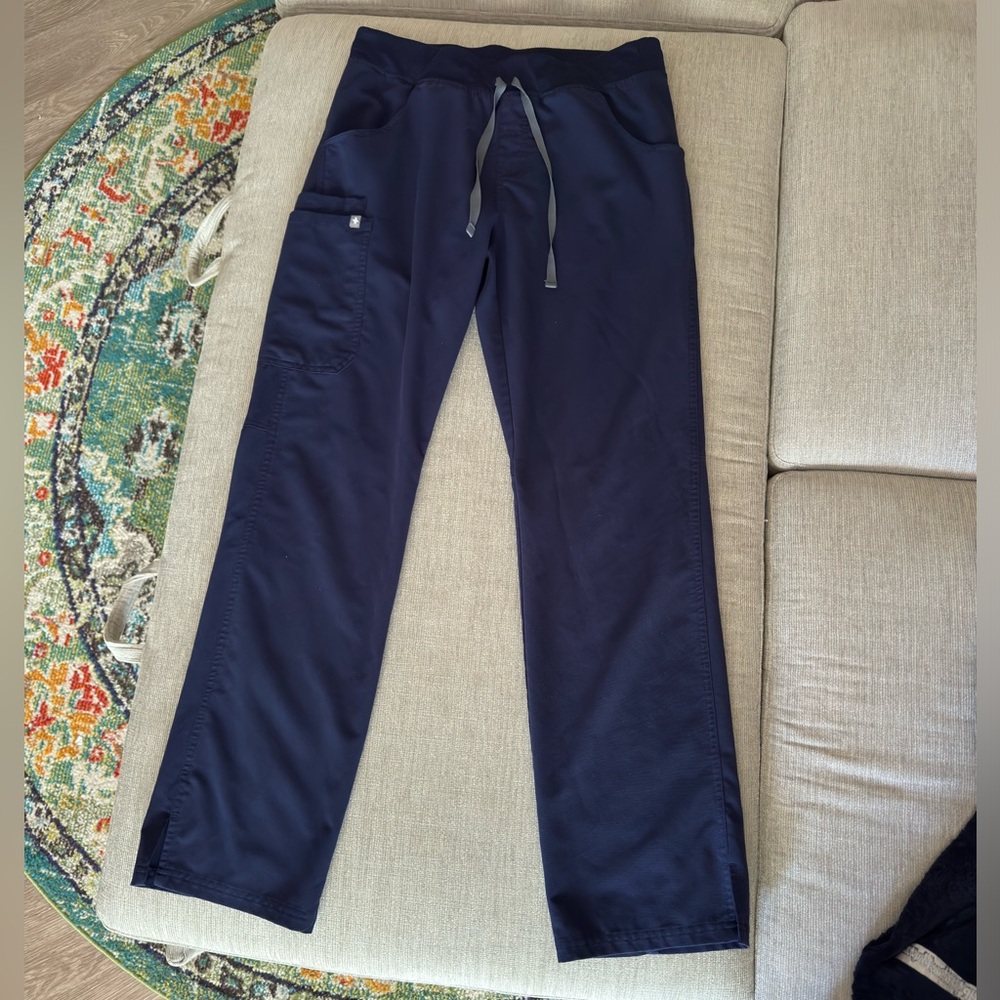 Figs Navy Medium Tall pants